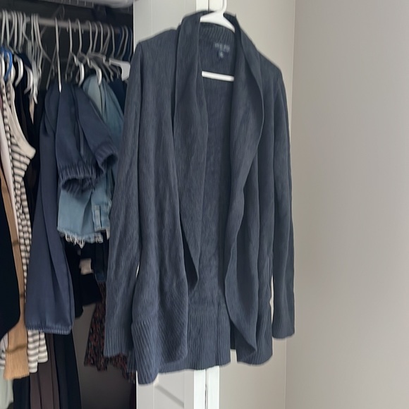 Barefoot Dreams Navy Cardi, lightly worn - Picture 2 of 5